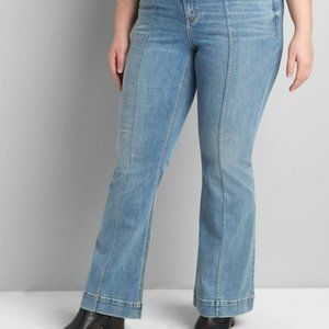 NWT Lane Bryant Flare Leg Jeans Size 16 or 18